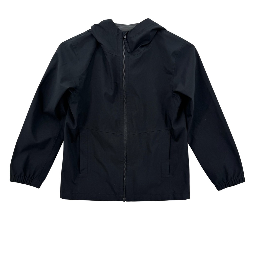 Uniqlo Jacket Youth 140 Water Resistant Windproof Hooded Full Zip Kids Coat sz10